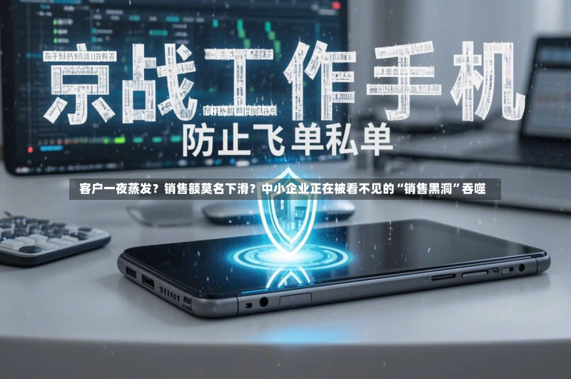  客户一夜蒸发？销售额莫名下滑？中小企业正在被看不见的“销售黑洞”吞噬  